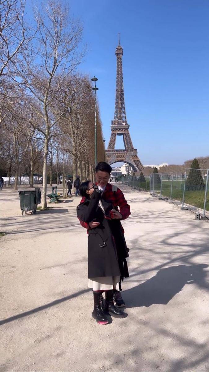 Max Adam melamar Wika Salim di Paris (instagram.com/wikasalim)