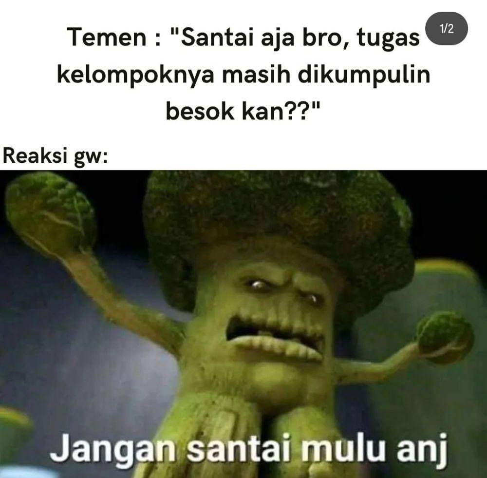 meme jangan santai (instagram.com/diovalsee)