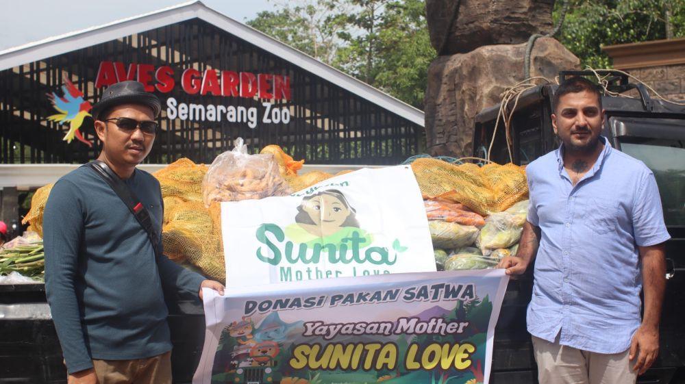 Pemilik Katering Donasikan Sayuran untuk Pakan Satwa Bonbin Mangkang