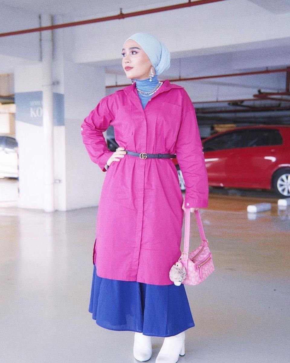 Ashilla Sikado dan tampilan modisnya (instagram.com/ashillasikado)