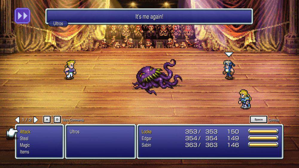 gameplay Final Fantasy VI (dok. Square Enix/Final Fantasy VI)