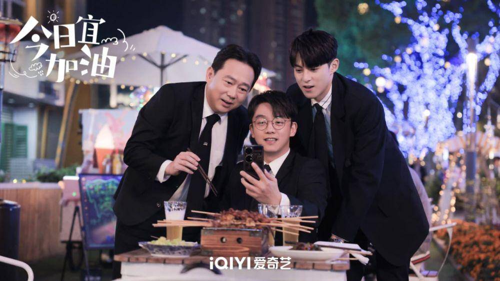 Ji Wawa, Li Tianran dan Bai Mashuai di drama Never Give Up (dok.IQiyi/Never Give Up)