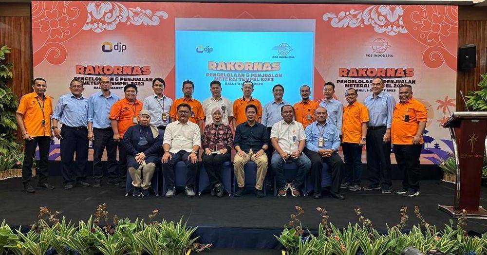 Rakornas Pengelolaan dan Penjualan Meterai Tempel Tahun 2023 di Kuta, Bali, pada 1-3 Maret 2023. (Dok. PT Pos Indonesia)