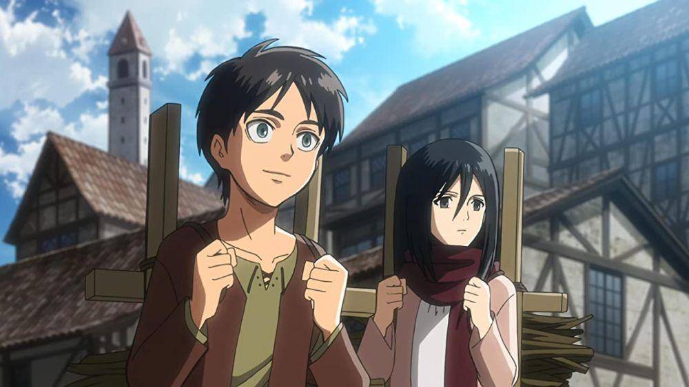 Eren dan Mikasa di Attack on Titan (dok. Wit Studio/Attack on Titan)