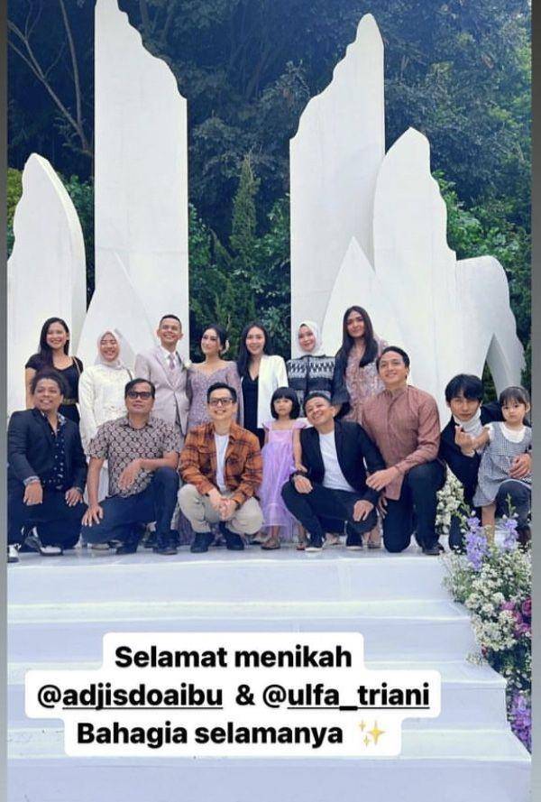 Pernikahan Adjis Ulfa (Instagram.com/indahpermatas)