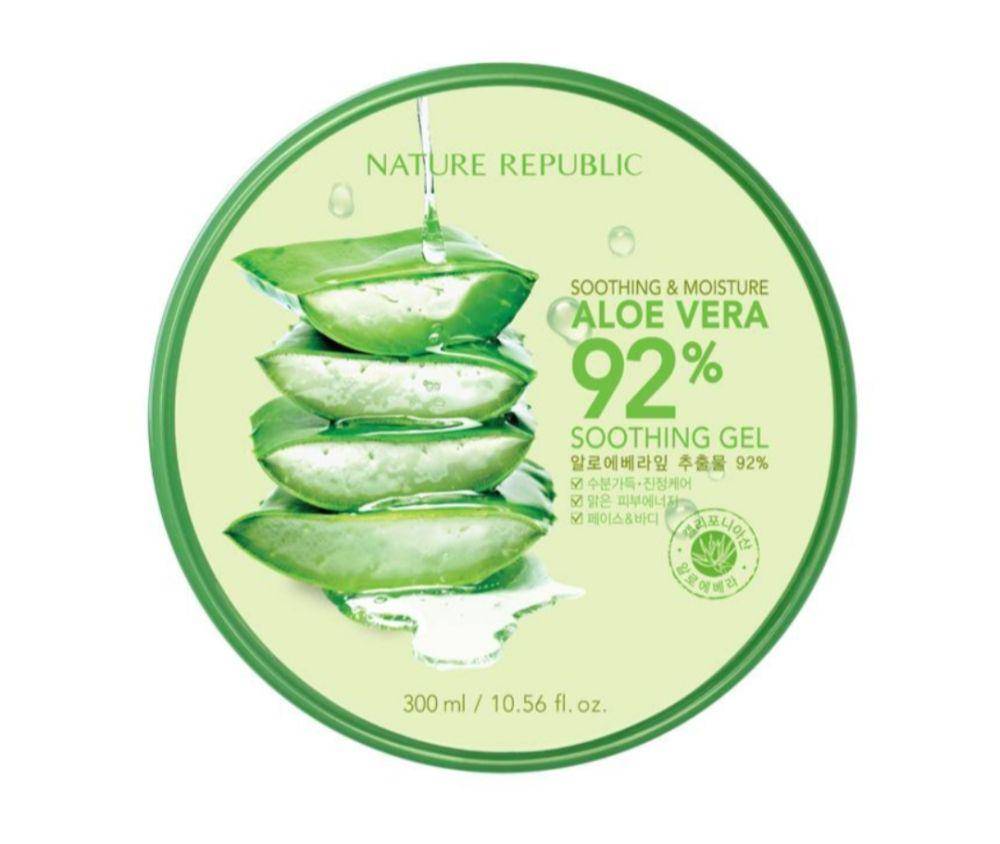 Nature Republic Soothing and Moisture Aloe Vera 92% Soothing Gel (naturerepublic.id)