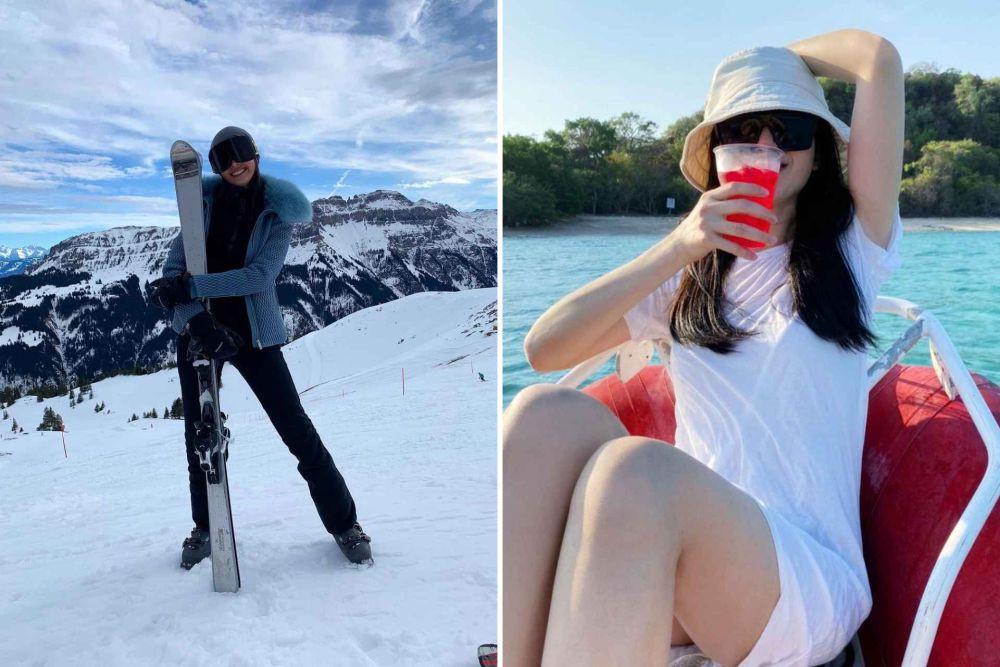 Punya Hobi Traveling, 10 Potret Keseruan Nong Poy Saat Liburan