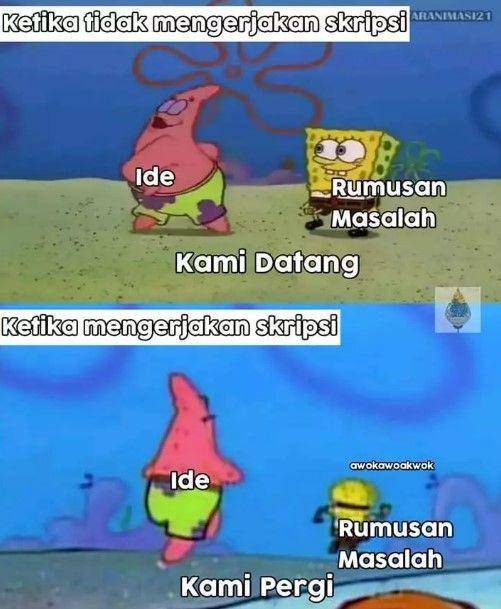 meme lika-liku skripsi (facebook.com/profile.php?id=100076418409331)