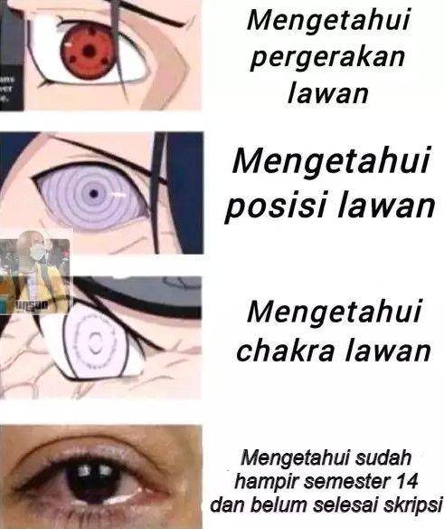 meme lika-liku skripsi (facebook.com/jatidiriunsoed)