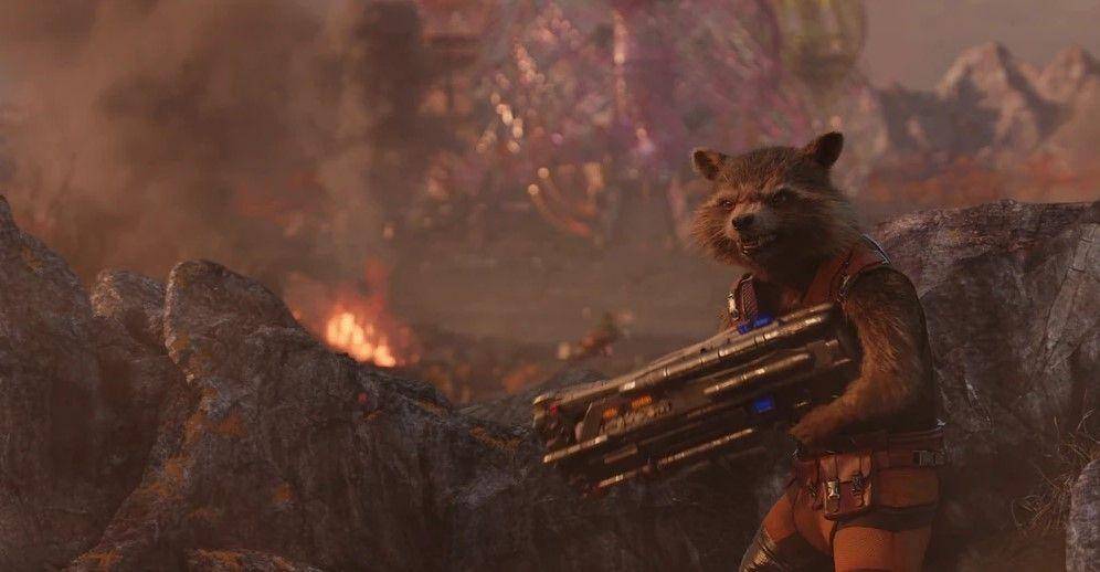 Rocket Raccoon di Thor: Love and Thunder (dok. Marvel/Thor: Love and Thunder)