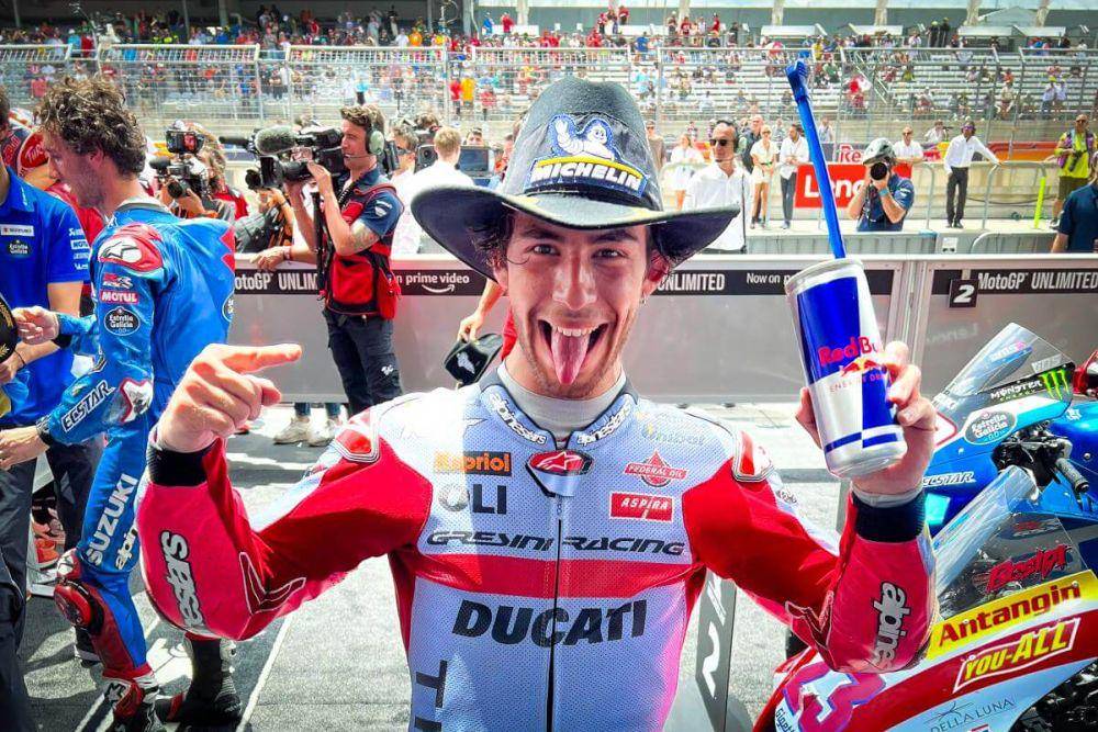 Enea Bastianini menang di GP Amerika musim 2022. (motogp.com)