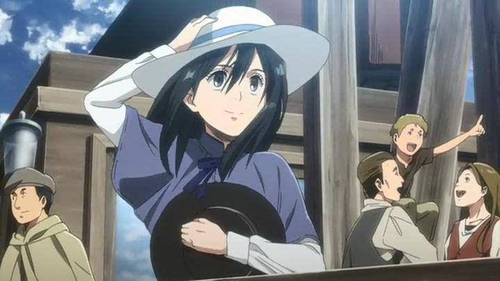 Mikasa Ackermann di Attack on Titan (dok. Wit Studio/Attack on Titan)
