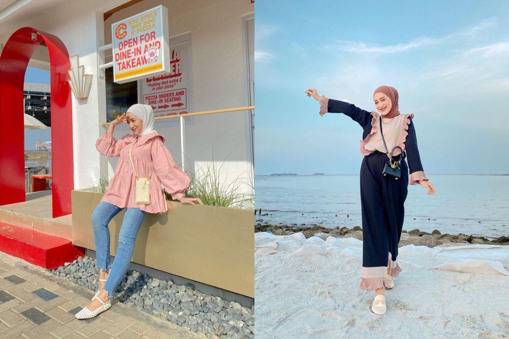 10 Gaya OOTD ke Pantai ala Selebgram Seviqe Febinita, Stunning!