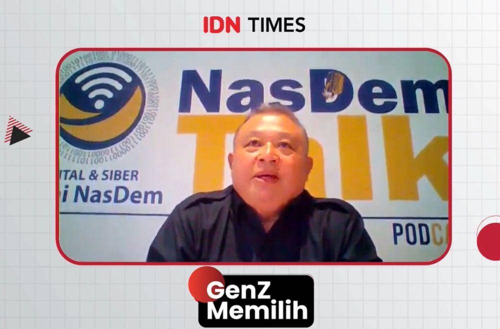 Wasekjen Partai NasDem dalam Talkshow Gen Z Memilih, Senin (6/3/2023).