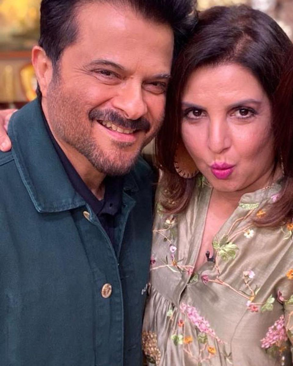 Anil Kapoor dan Farah Khan (instagram.com/farahkhankunder)