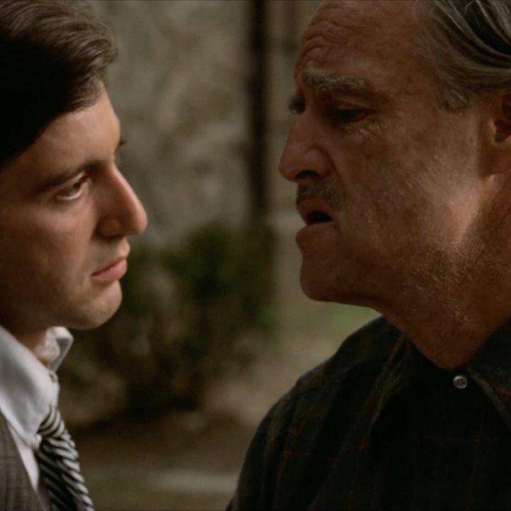 Vito dan Michael Corleone (instagram.com/thegodfathermovie)