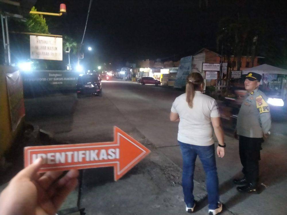 Lokasi penusukan anggota Polrestabes Palembang (Dok: istimewa)