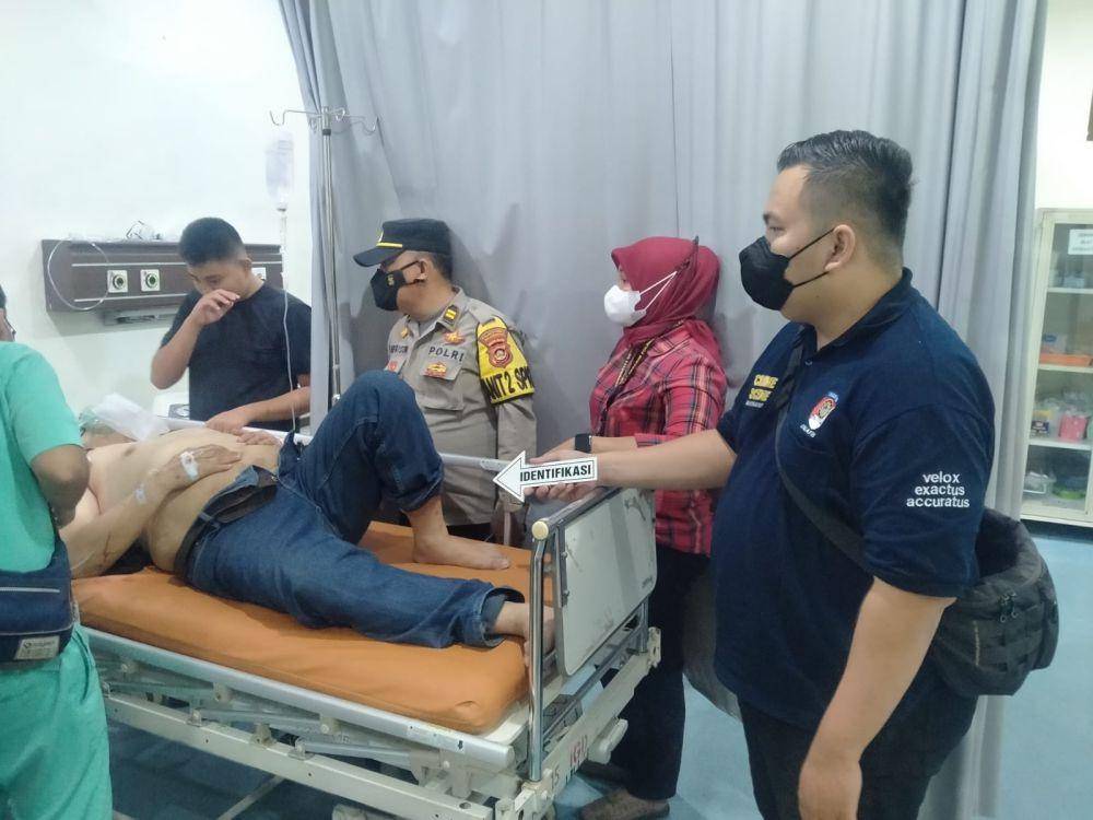 Penusukan anggota Polrestabes Palembang (Dok: istimewa)