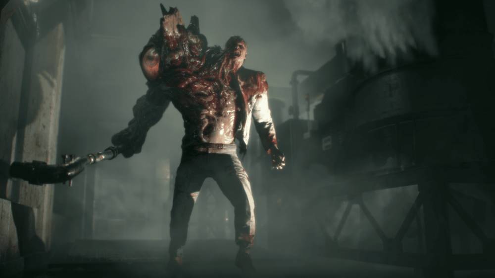 William Birkin dalam wujud monster (dok. Capcom/Resident Evil 2 Remake)