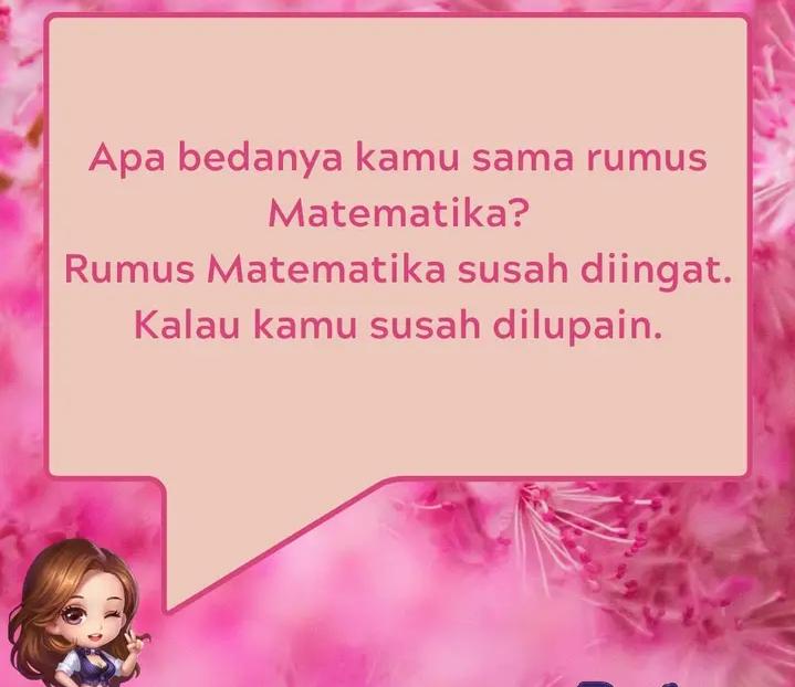 meme gombalan romantis ala anak matematika (facebook.com/Domino QiuQiu)