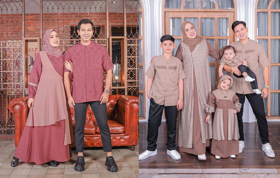 9 Potret Keluarga Sonny Septian Jadi Model Fashion Brand, Full Team!