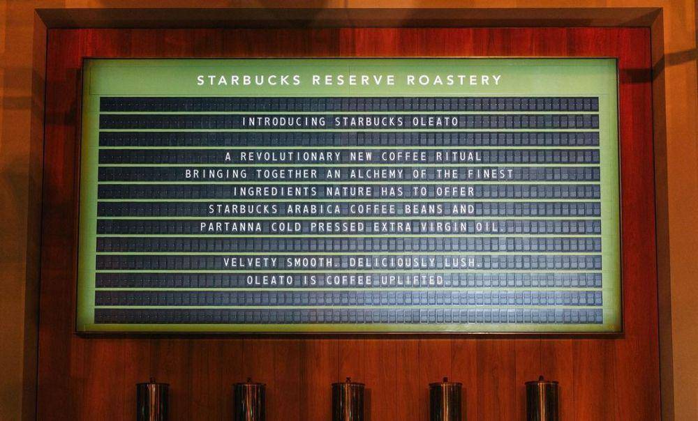 Starbucks Oleato (instagram.com/starbucks)