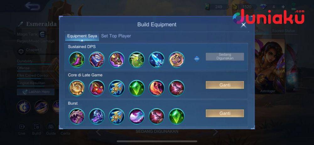 Build Esmeralda (dok. Moonton/Mobile Legends)