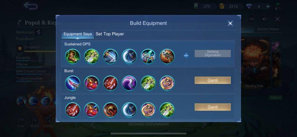 Build Popol & Kupa (dok. Moonton/Mobile Legends)