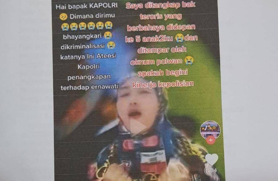 Unggah Konten #Percumalaporpolisi, Istri Polisi Dijerat UU ITE