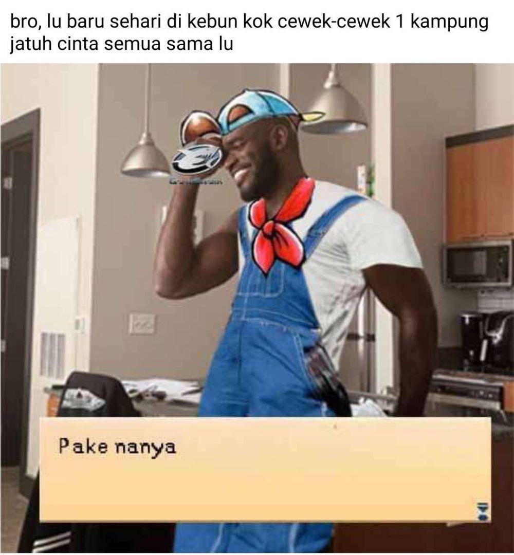 alasan meme 'pake nanya' viral (facebook.com/unkle.mittballii.3)