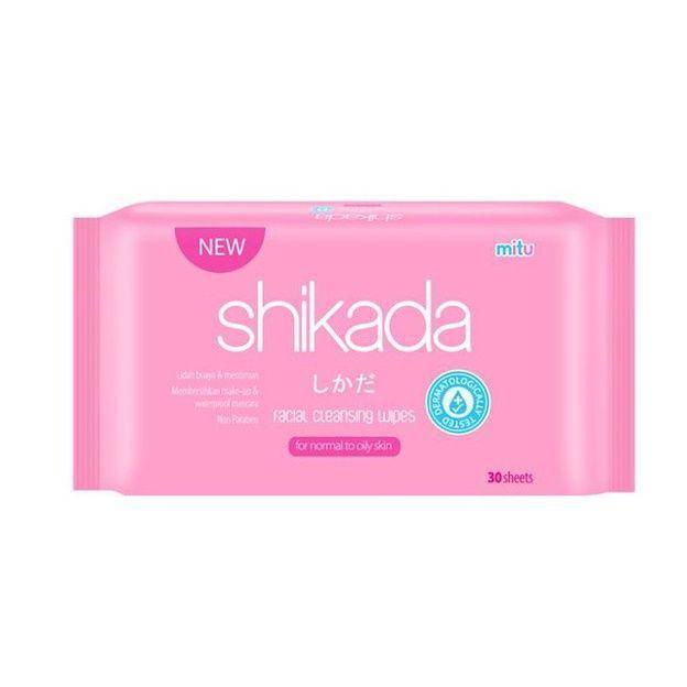 Mitu Shikada Facial Cleansing Wipes Remover Make Up (dok. Shopee/deri.market1)