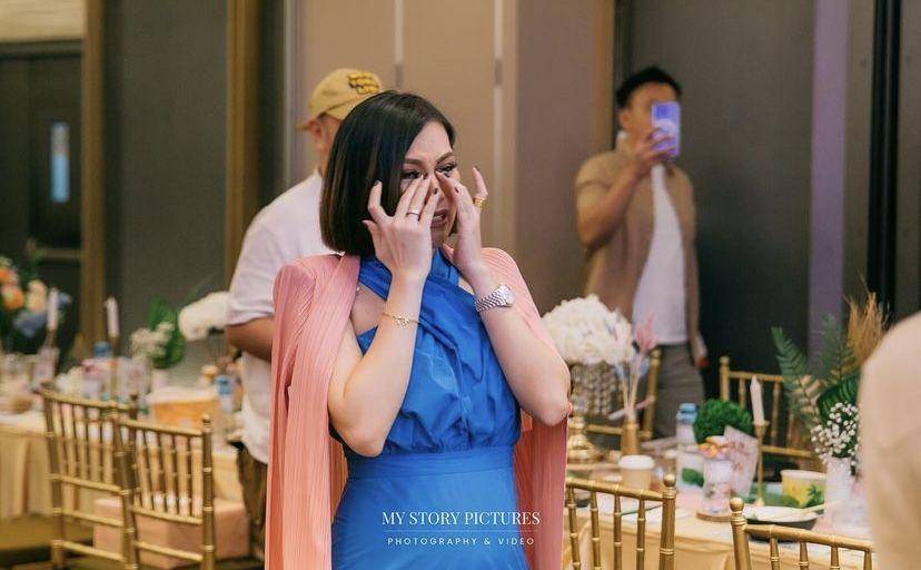 momen kejutan ultah Viviane Simorangkir (instagram.com/gisel_la)