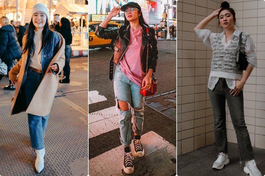 Layering outfit ala Febby Rastanty (instagram.com/febbyrastanty)