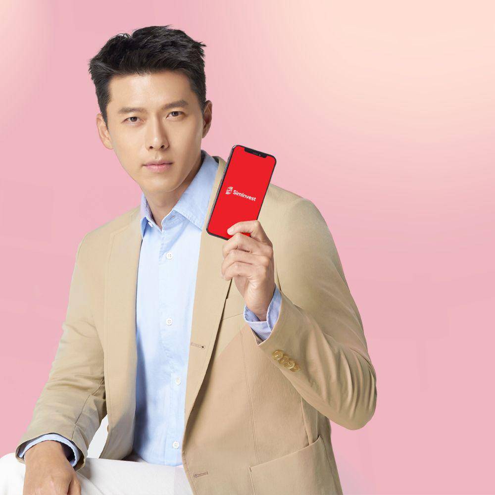 Hyun Bin sebagai brand ambassador SimInvest (instagram.com/sim_invest/)