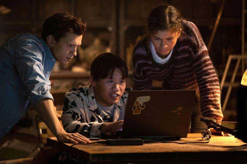 Peter Parker, MJ, dan Ned (dok. Marvel Studios/Spider-Man: No Way Home)