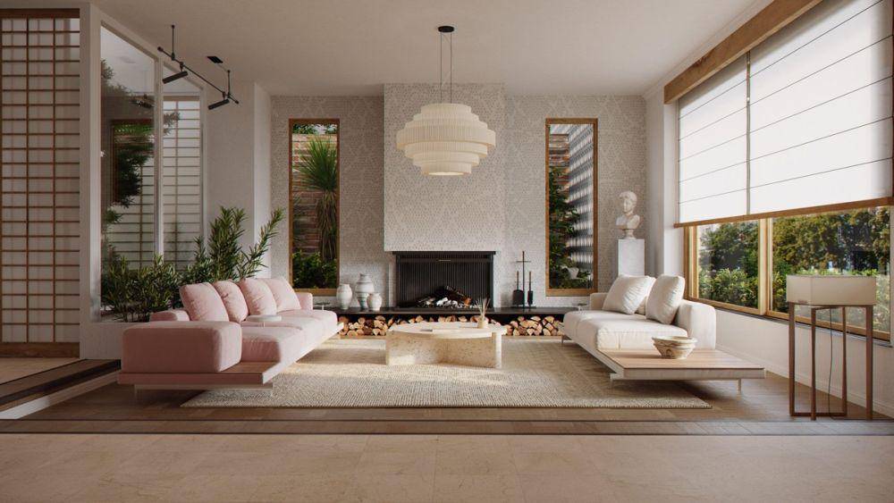 Ilustrasi desain interior rumah dengan tema Jepang (home-designing.com/Dulce In Piro)