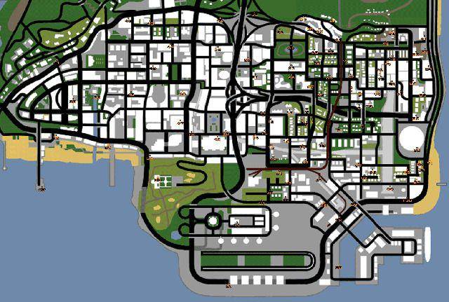 map GTA: San Andreas (dok. Rockstar Games/GTA: San Andreas)