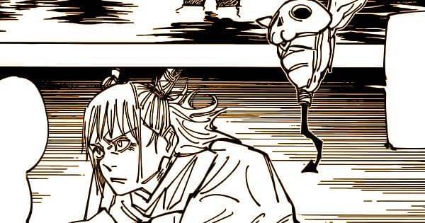 Kogane mengumumkan Hajime mendapat poin (Dok. Shueisha / Jujutsu Kaisen)