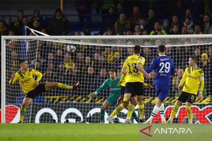 Chelsea bersua Borussia Dortmund di Liga Champions. (ANTARA FOTO/REUTERS/Hannah Mckay)
