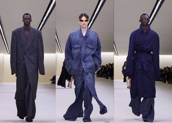 Koleksi Fashion Pria dari Balenciaga di Paris Fashion Week Fall/Winter 2023-2024 (Instagram.com/balenciaga)