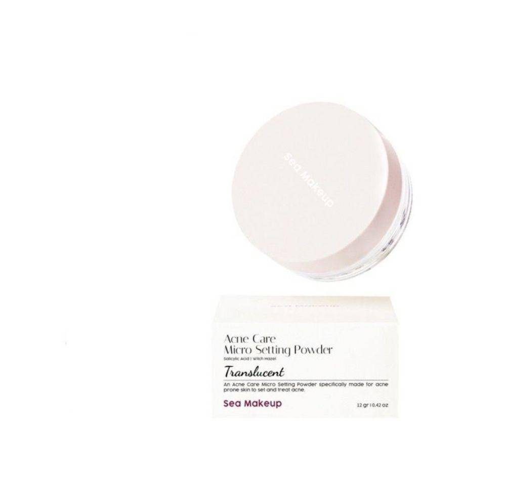 Sea Makeup Acne Care Micro Translucent Setting Powder (shopee.co.id/seamakeup.id)