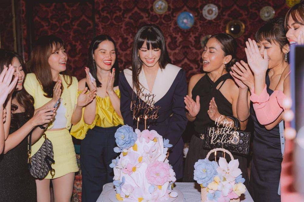 momen pesta ulang tahun Raline Shah (instagram.com/ralineshah)