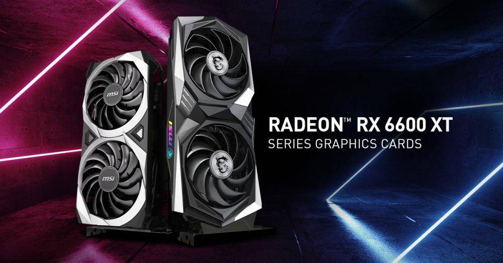 AMD RX 6600 dan RX 6600 XT menjadi pesaing berat NVIDIA di jajaran atas. (msi.com)