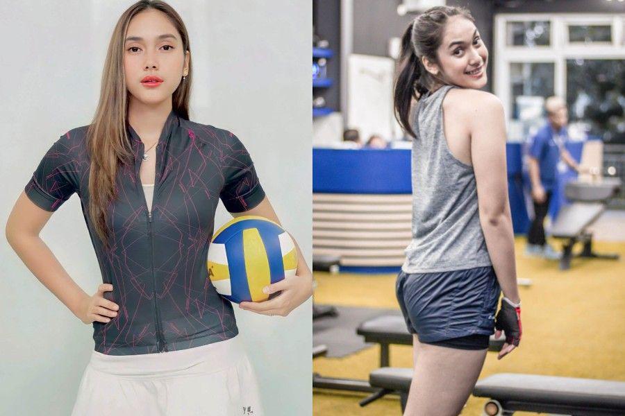 9 Potret Adinda Indah, Atlet Voli yang Jadi Presenter Proliga 2023
