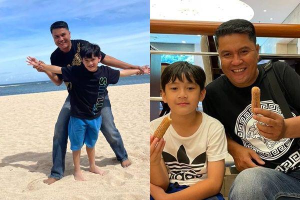 10 Potret Kedekatan Rafathar dan Bodyguard-nya saat Liburan di Bali