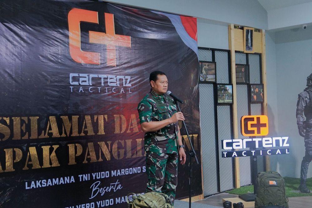 Panglima TNI Dukung Brand Lokal Penuhi Perlengkapan Prajurit
