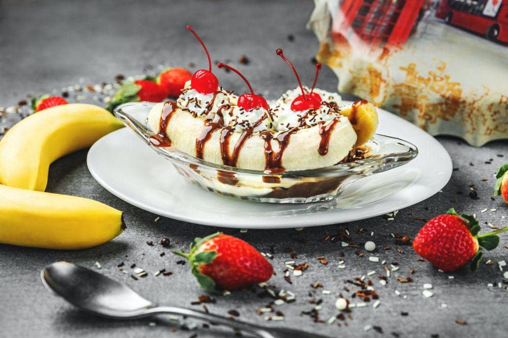 Potret banana split