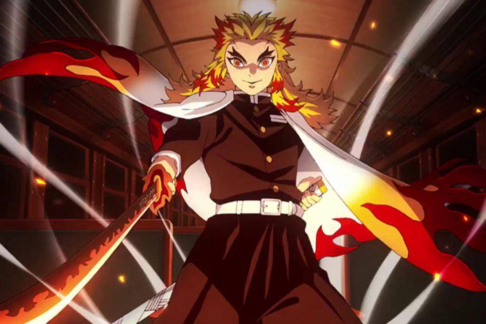 adegan dalam film Demon Slayer the Movie: Mugen Train (dok. Ufotable/Demon Slayer the Movie: Mugen Train)