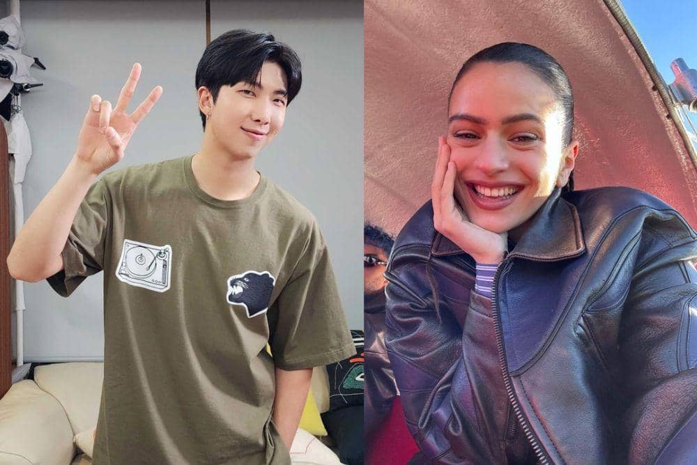 potret RM BTS dan Rosalia (twitter.com/bts_bighit | instagram.com/rosalia.vt)