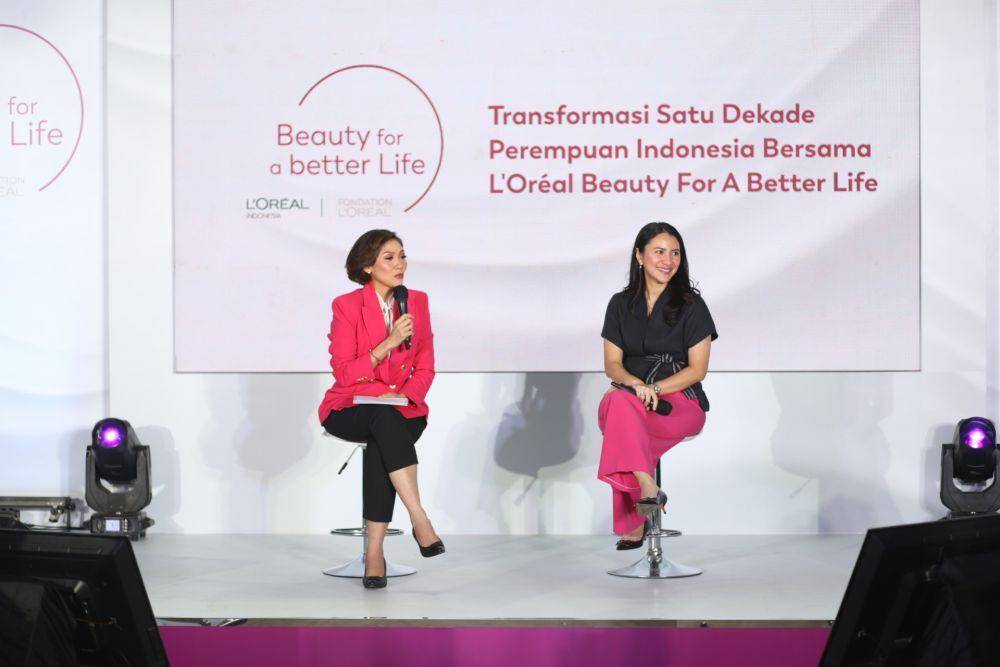 Perayaan 1 dekade BFBL dengan tajuk 'Transformasi satu dekade perempuan Indonesia bersama L’Oréal Beauty For A Better Life' pada Kamis (09/08/2023) di Habitate, Jakarta Selatan. (dok.  L’Oréal)